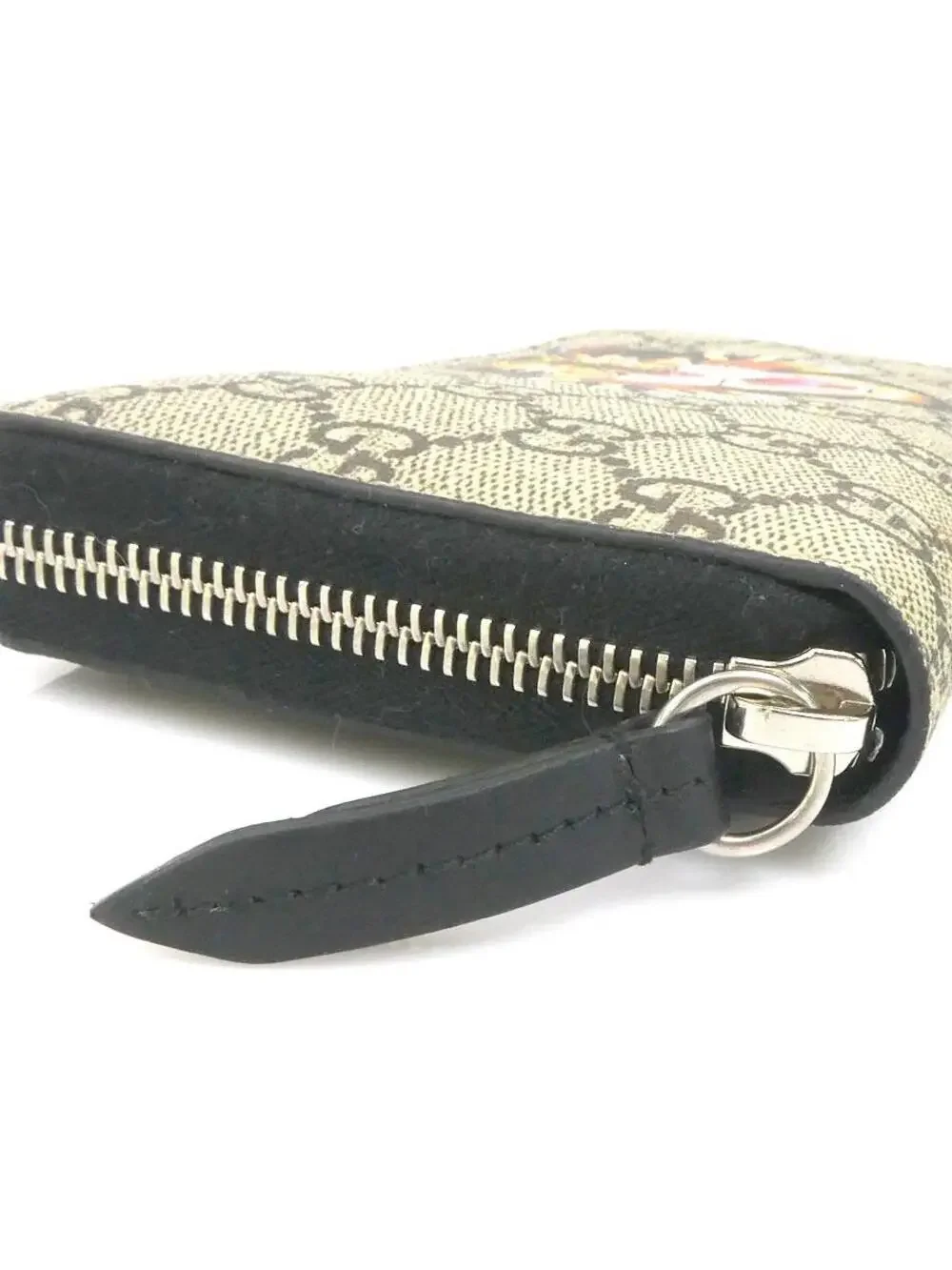 Auth Gucci Gg Supreme Zip Around Long #280372G31B